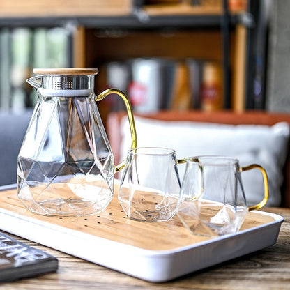 Decorative Glass Tea Infuser Teapot Set
