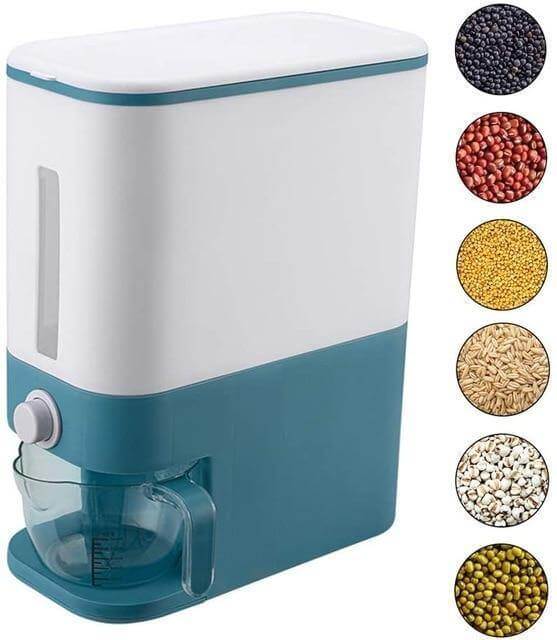Clear Plastic Food Storage Bin