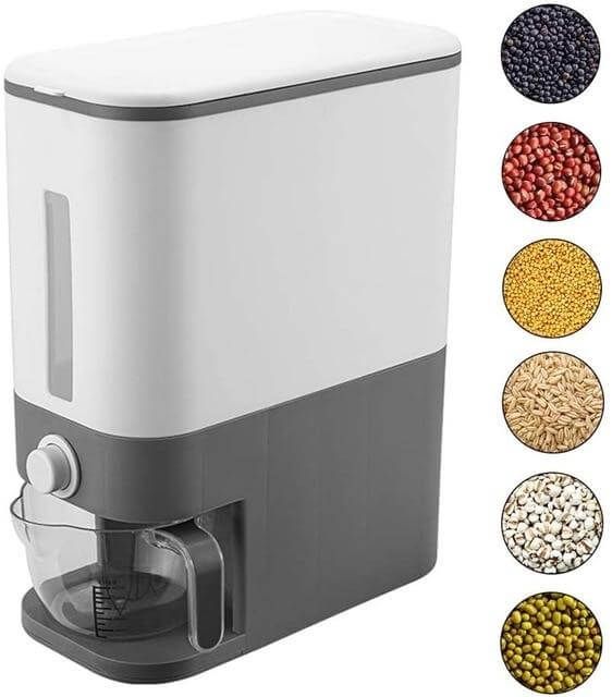 Clear Plastic Food Storage Bin