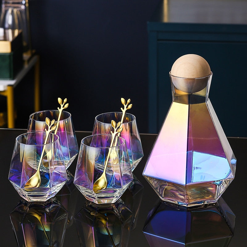 Luxury Clear Glass Water Jug Set - Luxicro