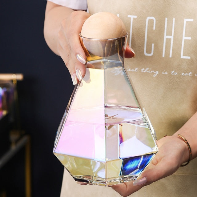 Luxury Clear Glass Water Jug Set