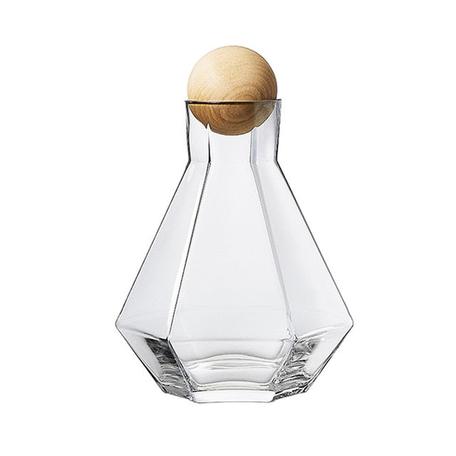 Luxury Clear Glass Water Jug Set