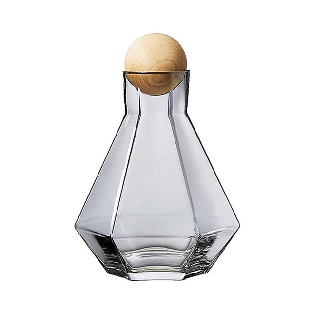 Luxury Clear Glass Water Jug Set