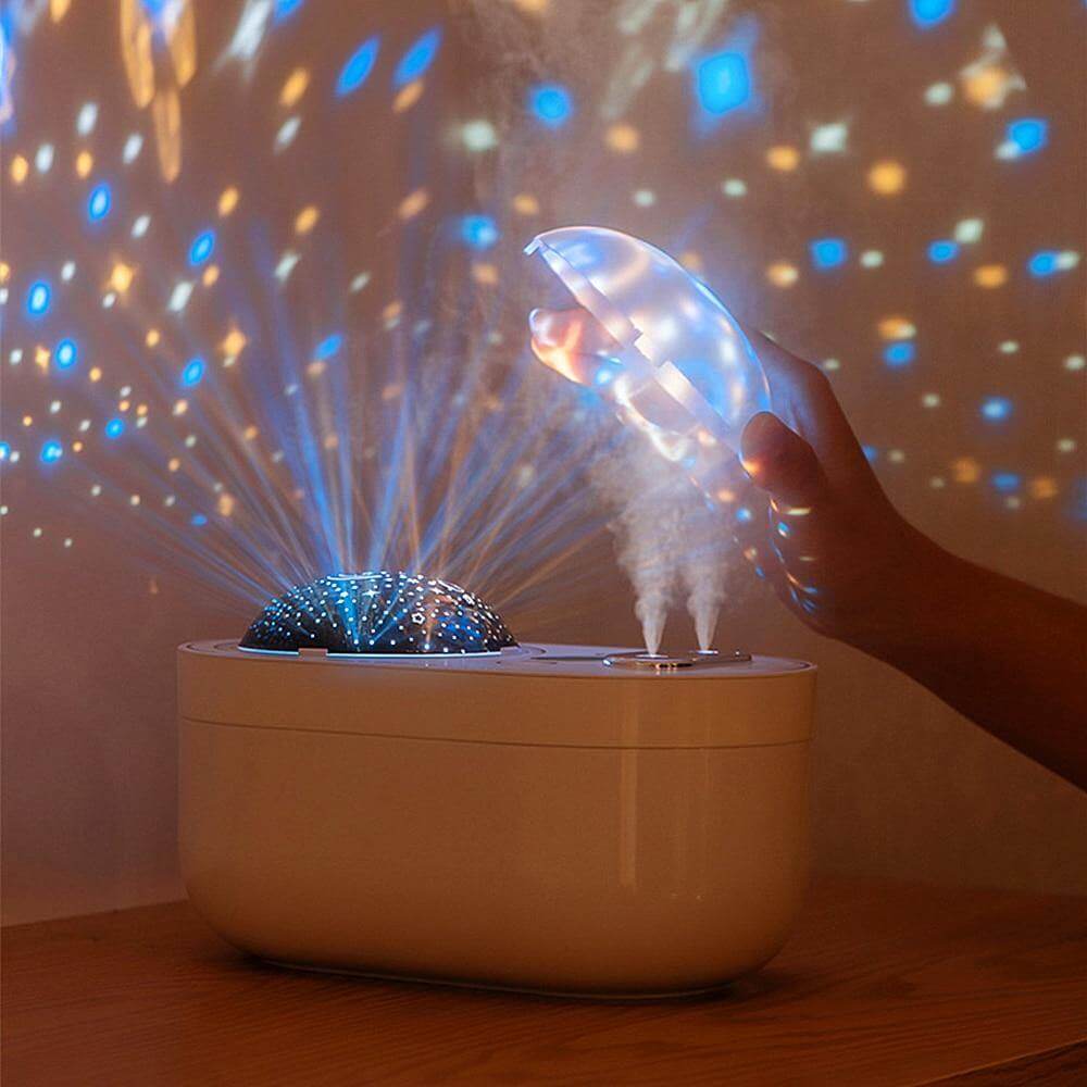 Vibrant LED Aroma Night Lamp Humidifier - Luxicro