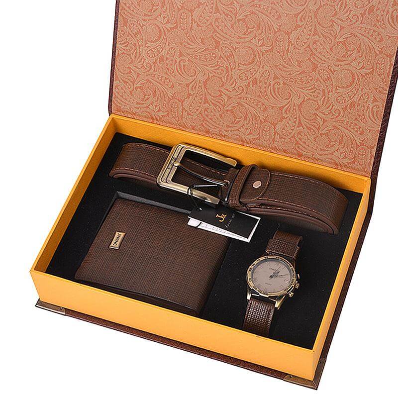 Premium Leather Travel Accessories Kit