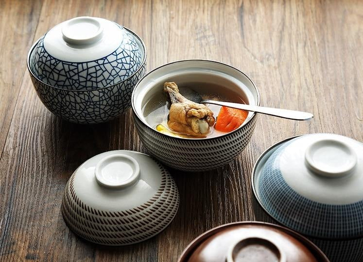 Vibrant Japanese Ramen Bowl Set