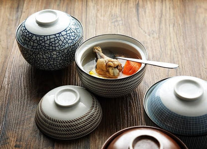 Vibrant Japanese Ramen Bowl Set