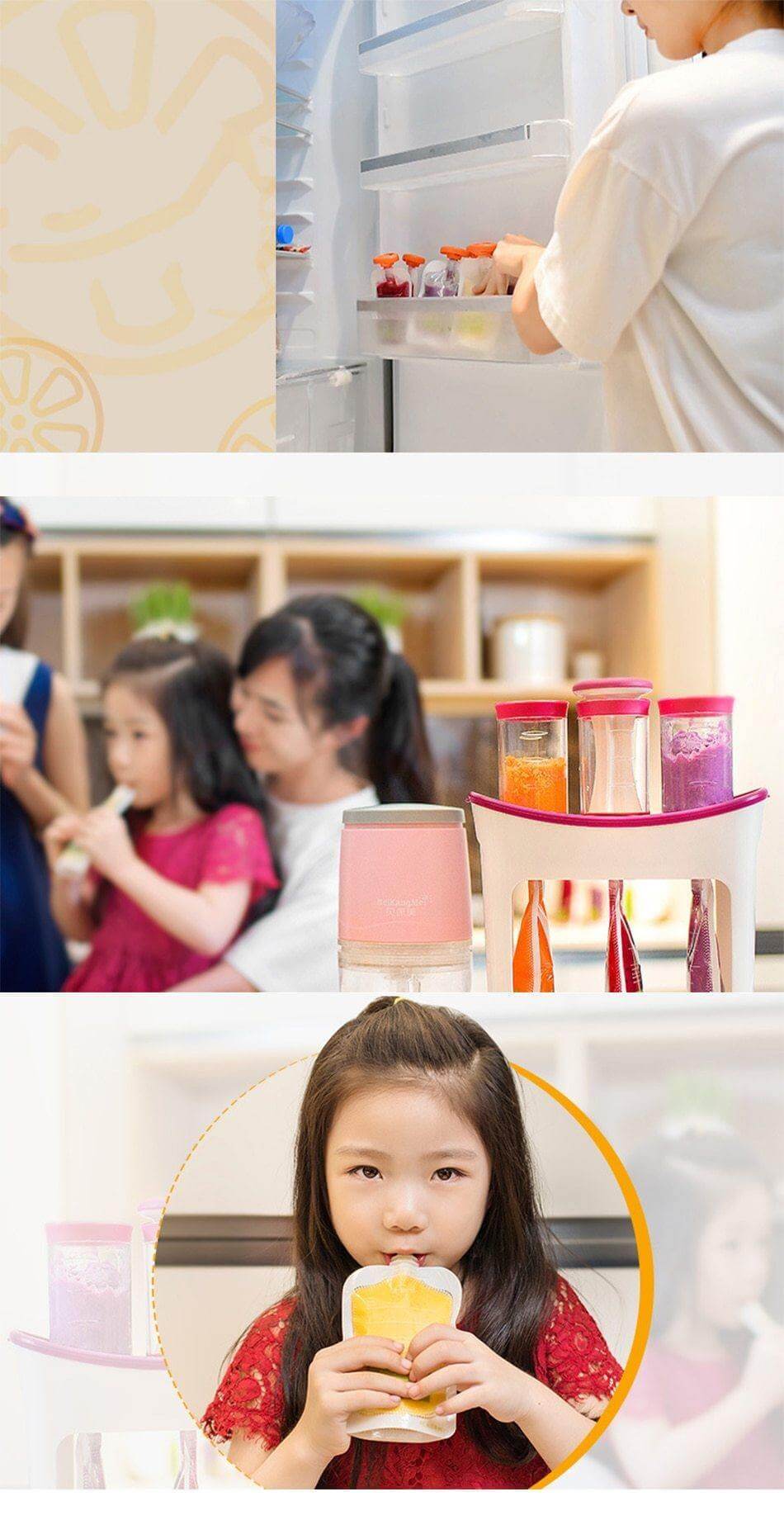 Baby Handheld Juicer Squeezer Set