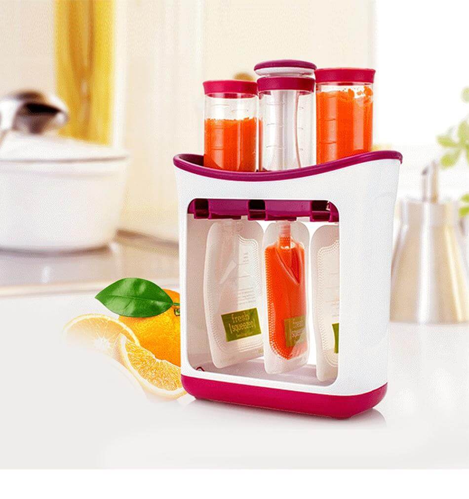 Baby Handheld Juicer Squeezer Set