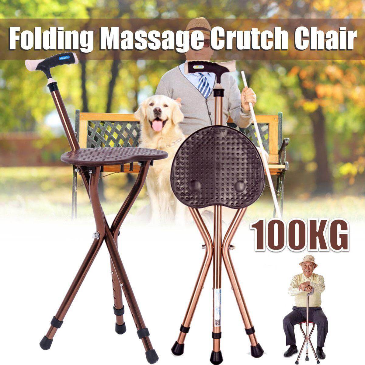 Portable Folding Hiking Seat Stool - Luxicro