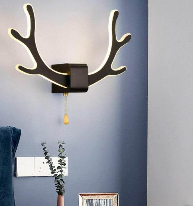 Modern Deer LED Wall Lamp with Motion Sensor - Luxicro