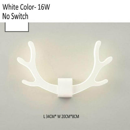 Modern Deer LED Wall Lamp with Motion Sensor