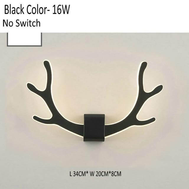Modern Deer LED Wall Lamp with Motion Sensor