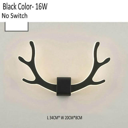Modern Deer LED Wall Lamp with Motion Sensor