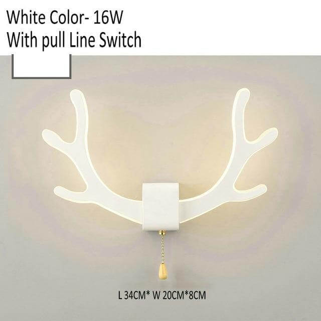 Modern Deer LED Wall Lamp with Motion Sensor