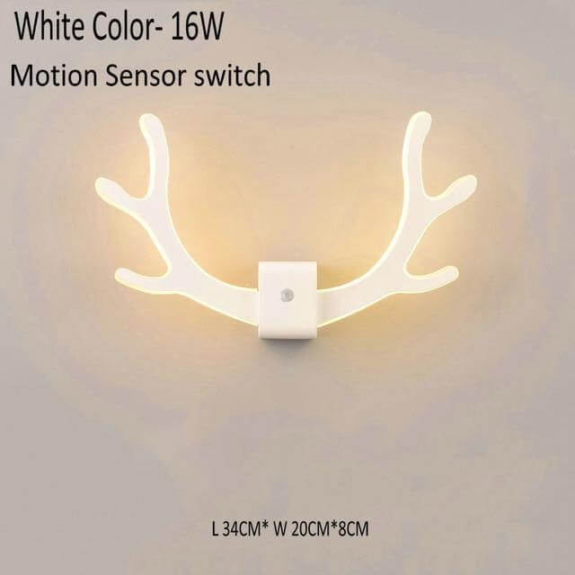 Modern Deer LED Wall Lamp with Motion Sensor