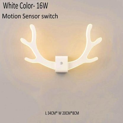 Modern Deer LED Wall Lamp with Motion Sensor