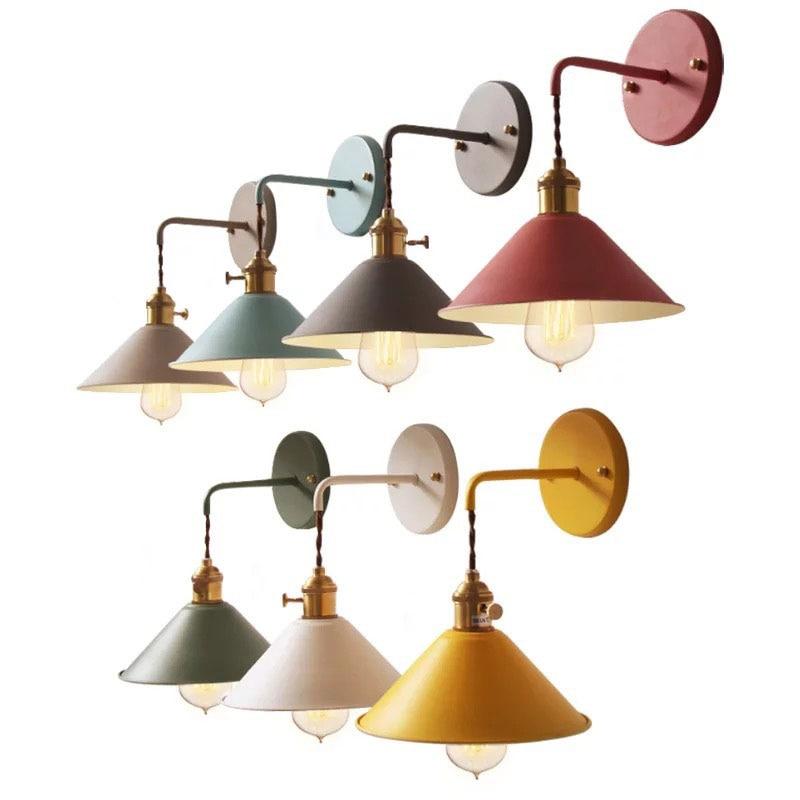 Bright Scandinavian Style Wall Lamp