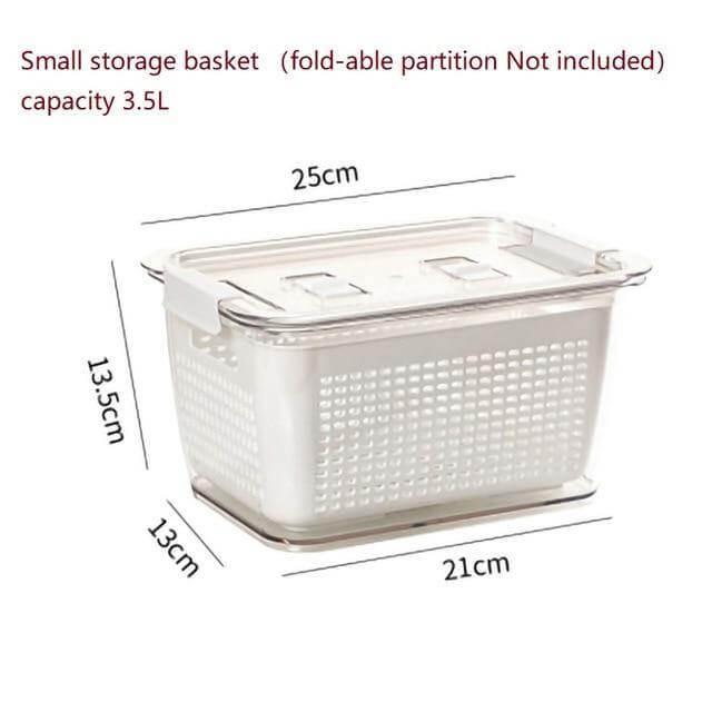 Space Saving Fridge Organization Containers