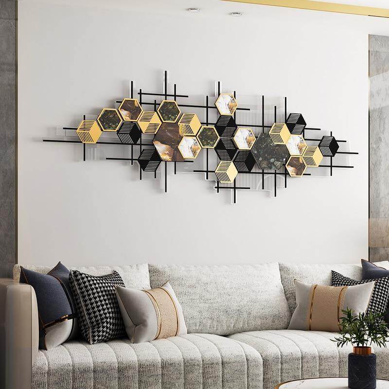 Colorful Modern Acrylic Glass Wall Art Decoration - Luxicro
