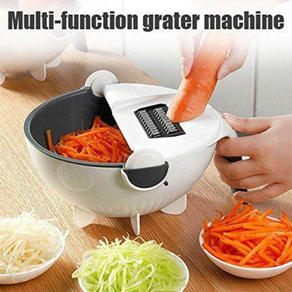Quick Fresh Food Chopper With Strainer Bowl - Luxicro