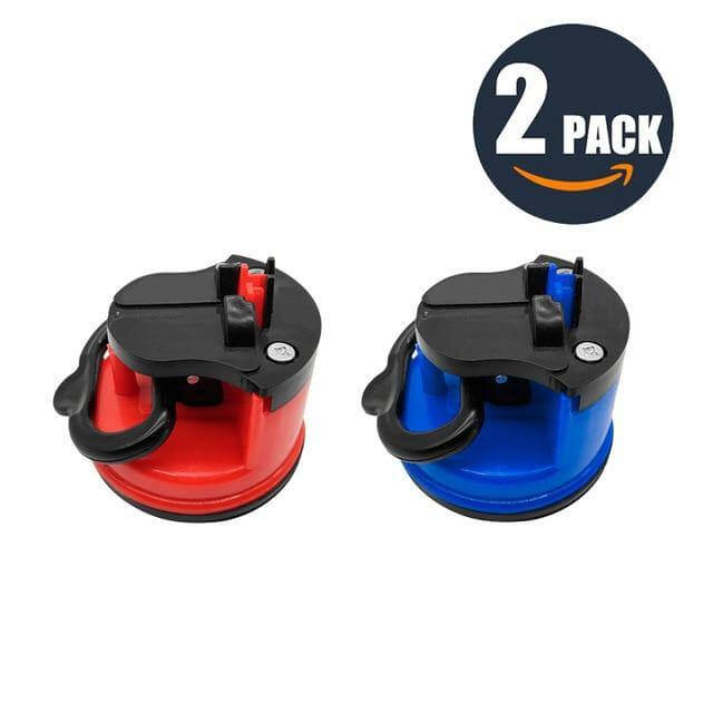 Compact Kitchen Knife Sharpener with Secure Hold Base - Luxicro