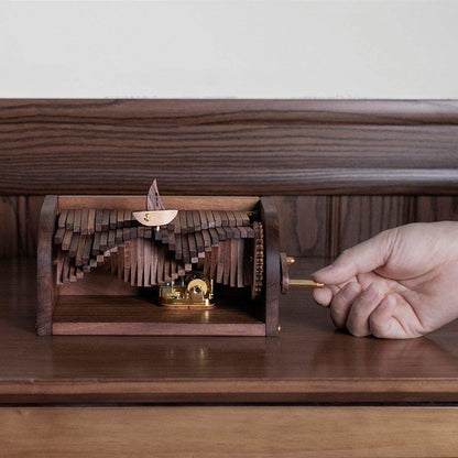 Unique Wooden Music Box Jigsaw Puzzle Set - Luxicro