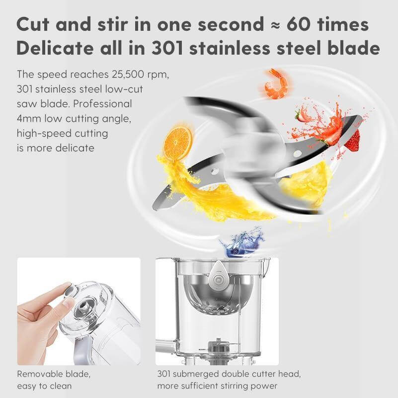 Mini Food Steamer Blender - Luxicro