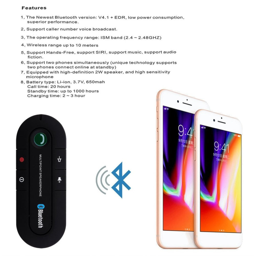 Handsfree Car Bluetooth Speaker System