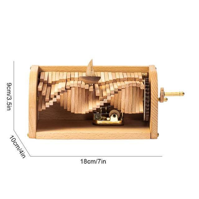 Unique Wooden Music Box Jigsaw Puzzle Set