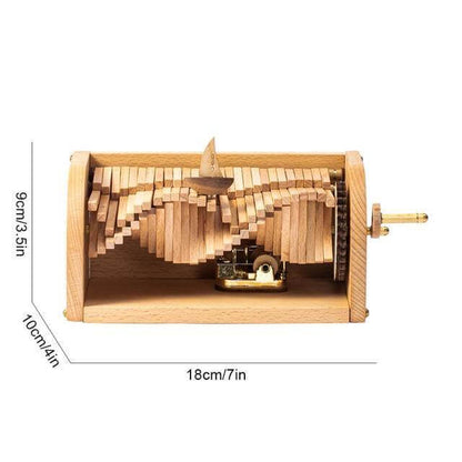 Unique Wooden Music Box Jigsaw Puzzle Set