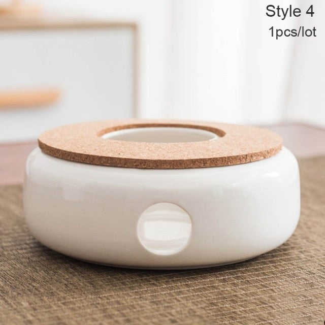 Portable Mini Ceramic Tea Light Holder
