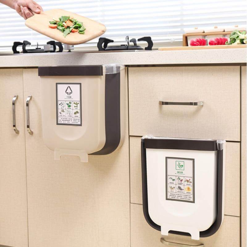 Small Slim Kitchen Waste Can - Luxicro