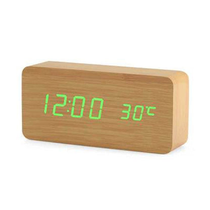 Smart LED Digital Alarm Clock with USB Charging