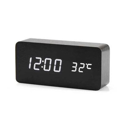 Smart LED Digital Alarm Clock with USB Charging