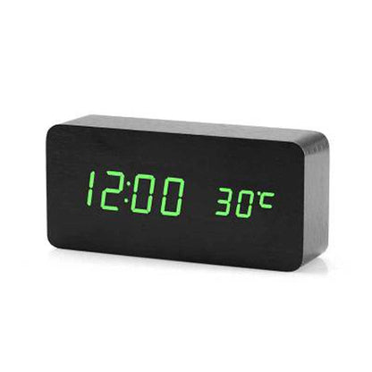 Smart LED Digital Alarm Clock with USB Charging