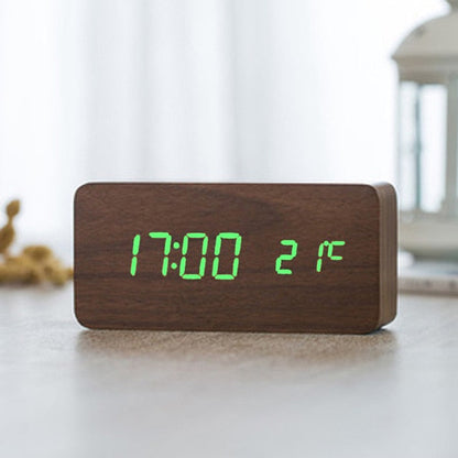 Smart LED Digital Alarm Clock with USB Charging