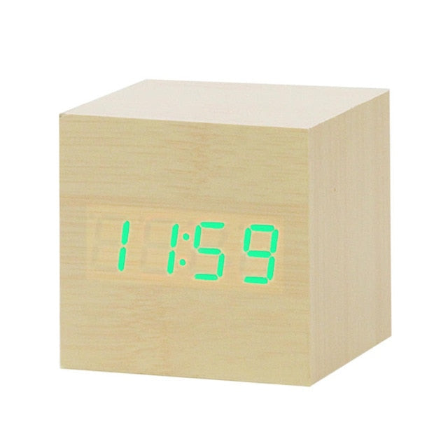 Smart LED Digital Alarm Clock with USB Charging