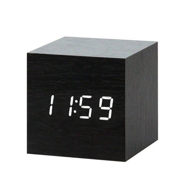 Smart LED Digital Alarm Clock with USB Charging