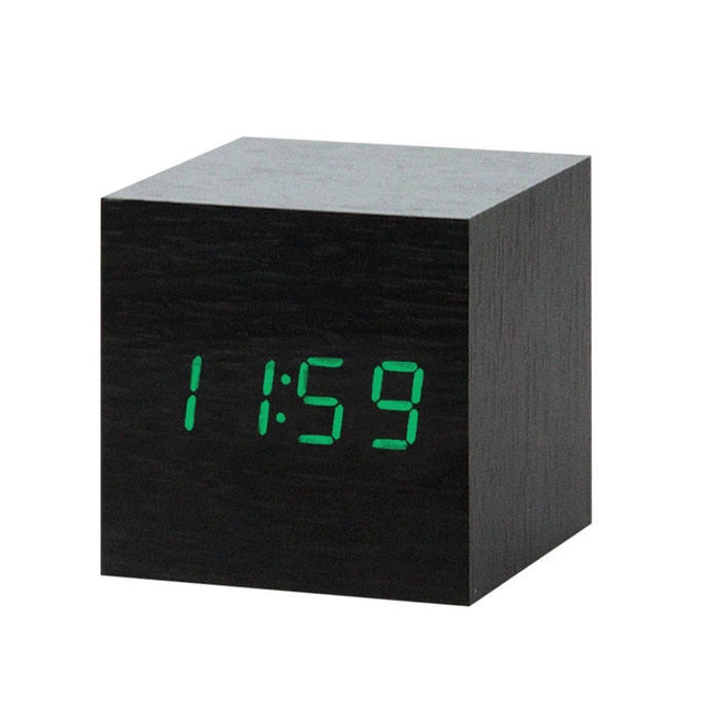 Smart LED Digital Alarm Clock with USB Charging
