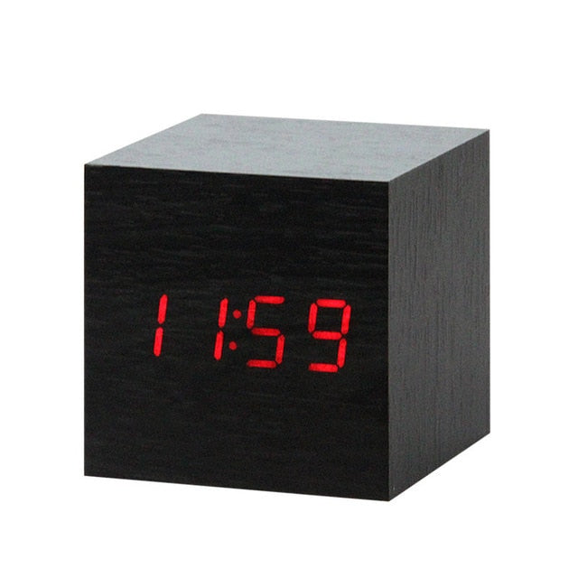 Smart LED Digital Alarm Clock with USB Charging