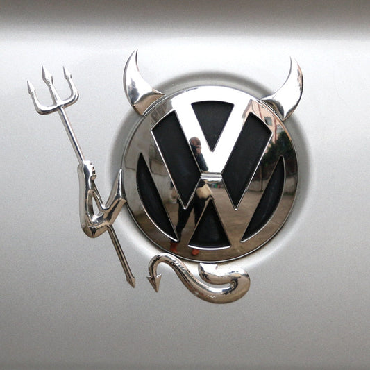 Cool Car Devil Horns Auto Decal - Luxicro
