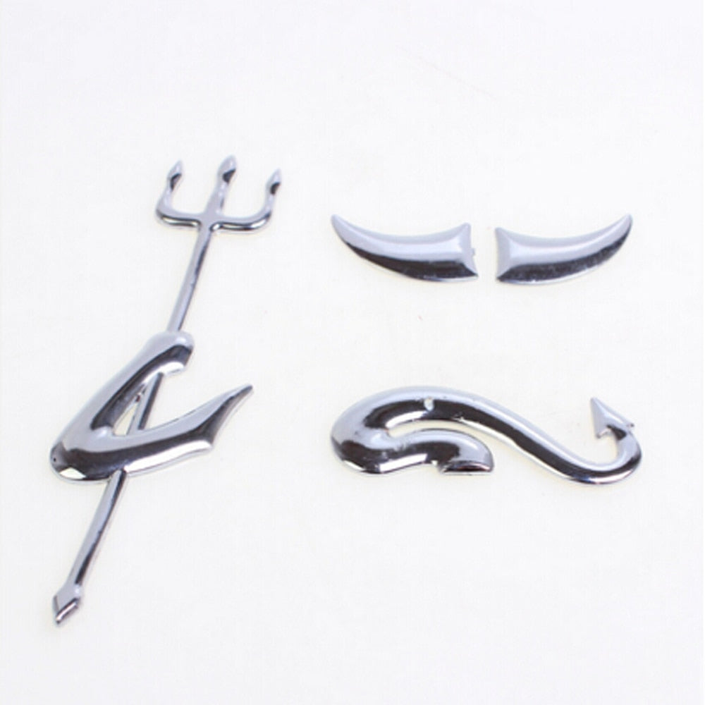 Fun Vehicle Devil Horns Car Decal