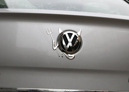 Fun Vehicle Devil Horns Car Decal