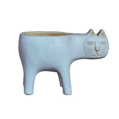 Cute Ceramic Cat Planter Pot