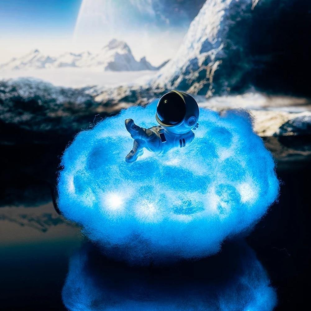 Bright White Cloud Table Lamp