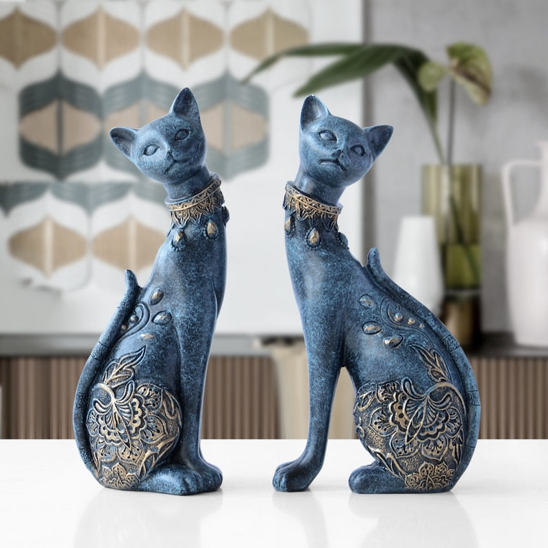Cute Small Kitty Home Decor Figures - Luxicro
