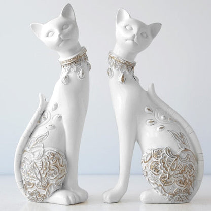 Cute Small Kitty Home Decor Figures