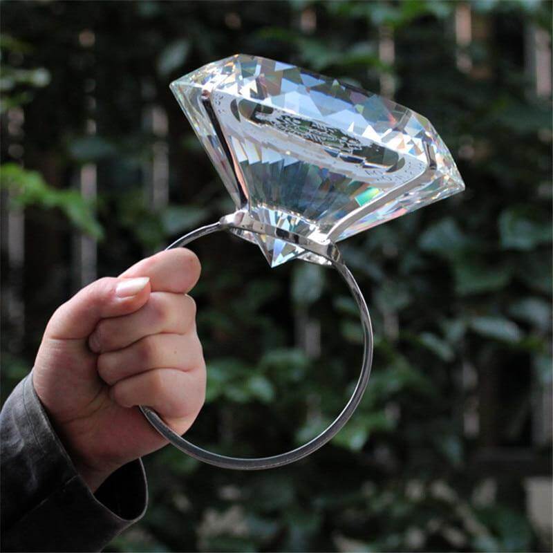 Big Dazzling Crystal Ring - Luxicro