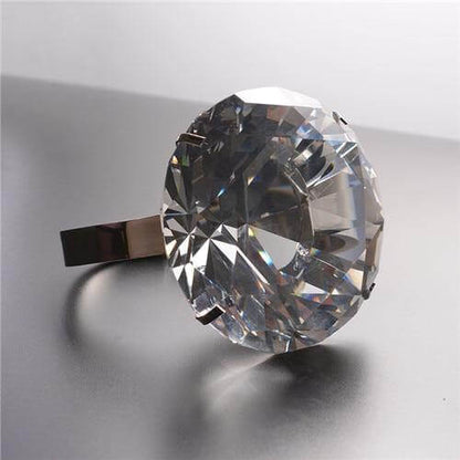 Big Dazzling Crystal Ring